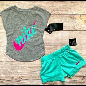 Nike Gray/Green 2-piece set - NEW